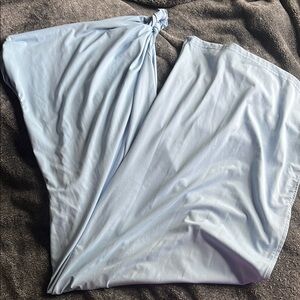 Fashion Nova Light Blue One Shoulder Dress